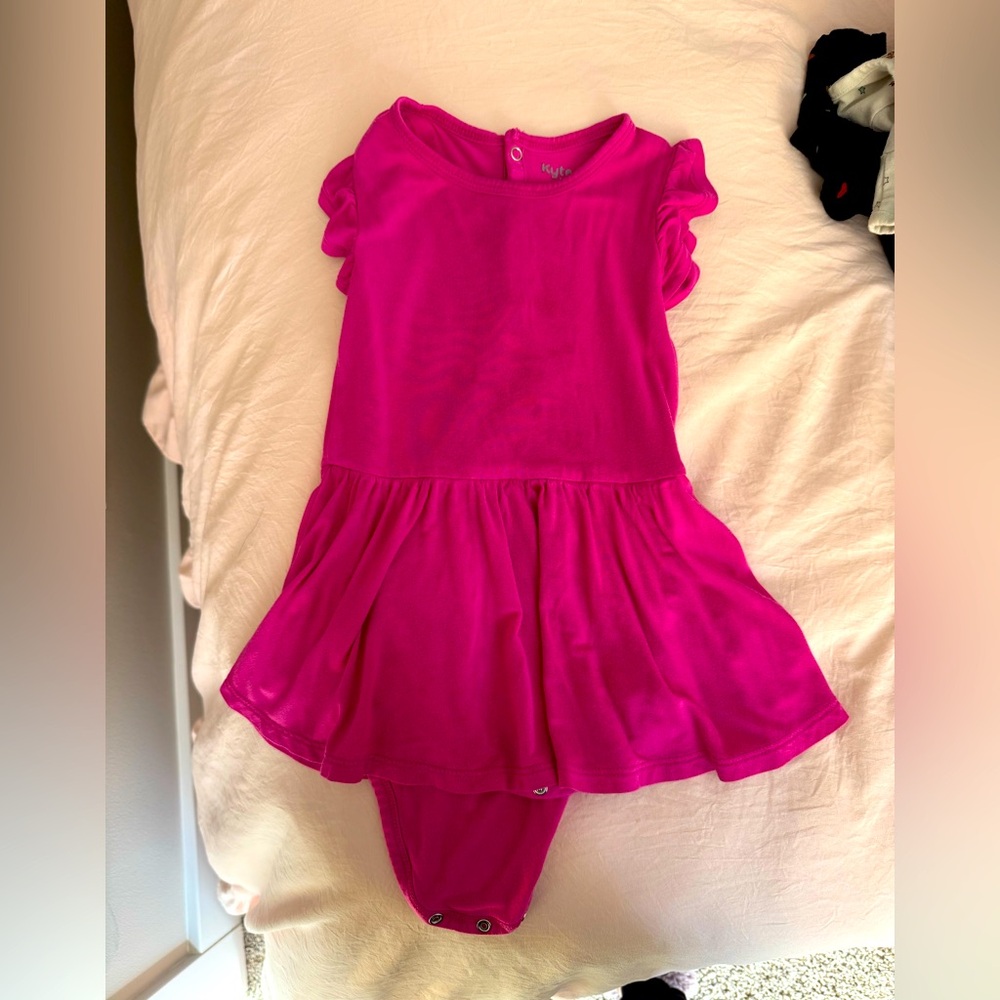 Kyte baby romper, raspberry, 18-24 months